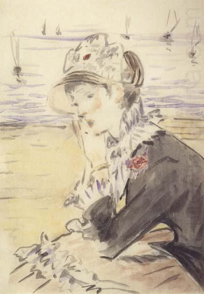Jeune fille devant la mer (mk40), Edouard Manet